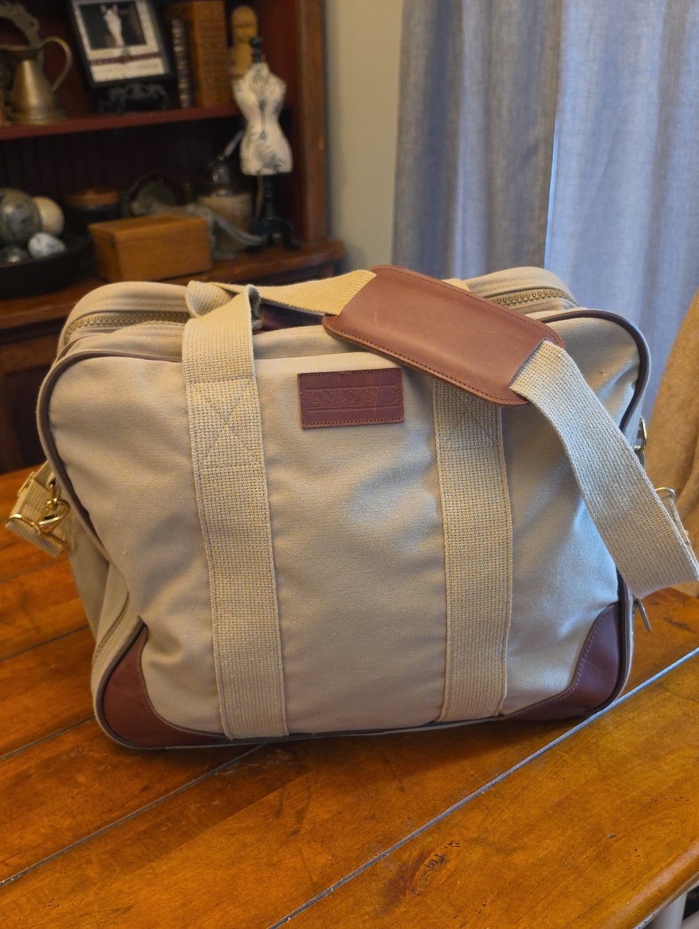 LAND'S END | CANVAS DUFFEL | SQUARE RIGGER TOTE